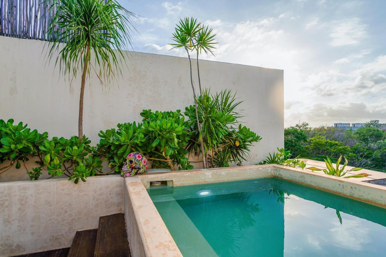 Jungle Luxury In Private Residential Area & Stunning Rooftop By Stella Rentals Тулум Экстерьер фото