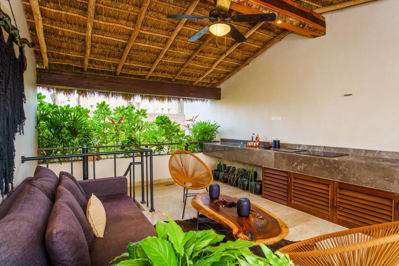 Jungle Luxury In Private Residential Area & Stunning Rooftop By Stella Rentals Тулум Экстерьер фото