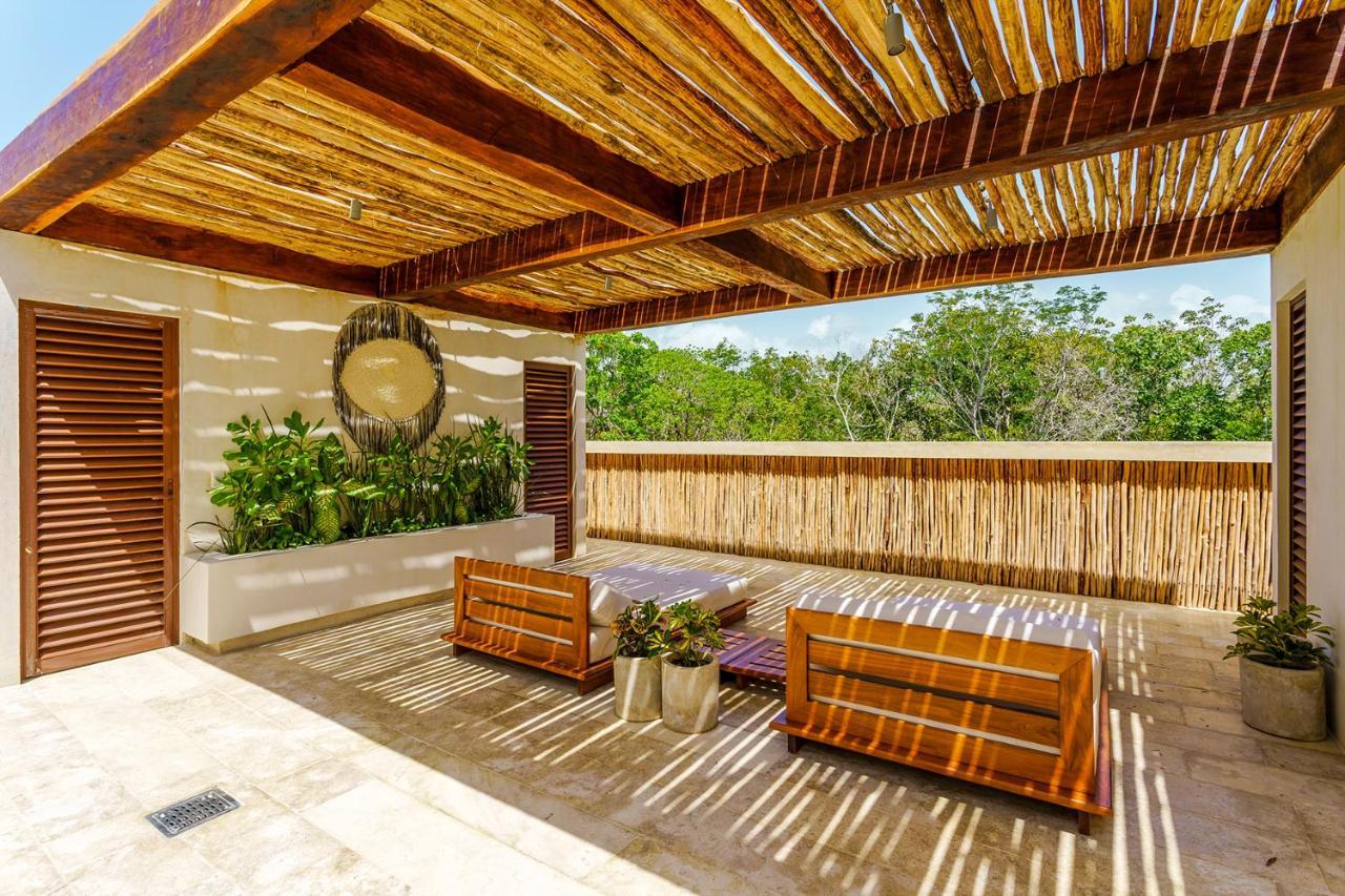 Jungle Luxury In Private Residential Area & Stunning Rooftop By Stella Rentals Тулум Экстерьер фото