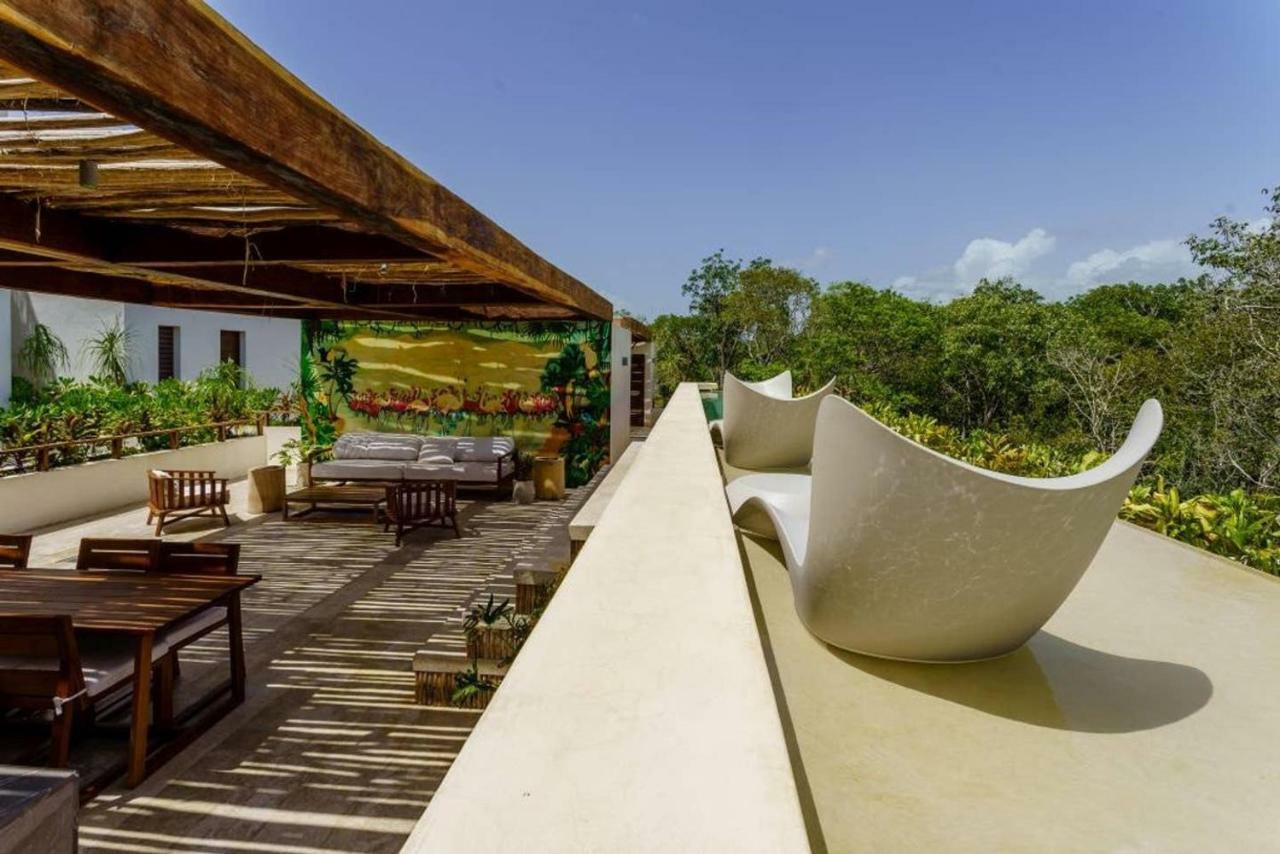 Jungle Luxury In Private Residential Area & Stunning Rooftop By Stella Rentals Тулум Экстерьер фото