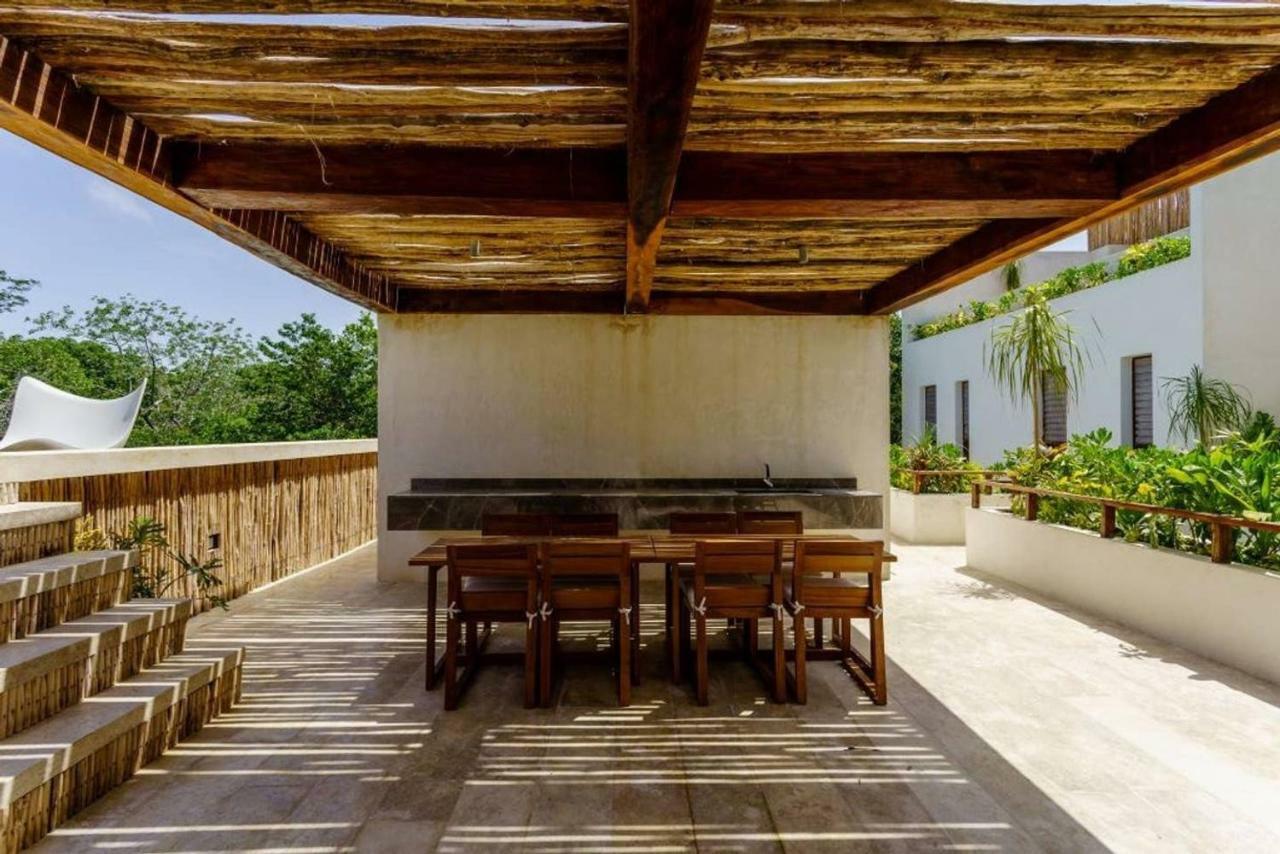 Jungle Luxury In Private Residential Area & Stunning Rooftop By Stella Rentals Тулум Экстерьер фото